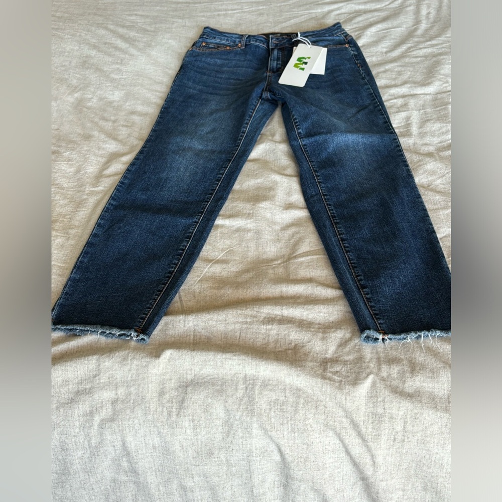 Dark blue jeans